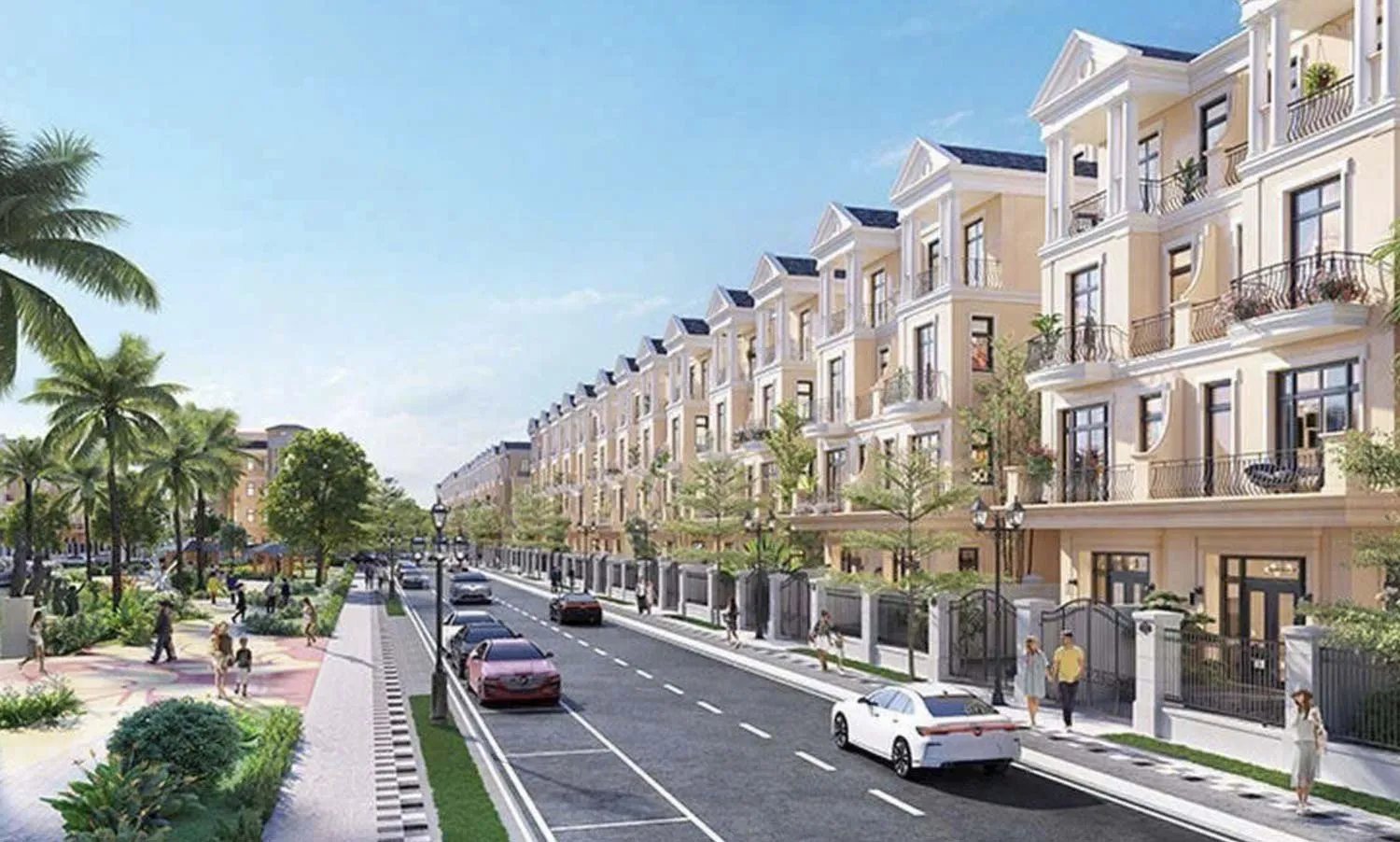 Biệt thự Song Lập Vinhomes Green City đường nội bộ view công viên