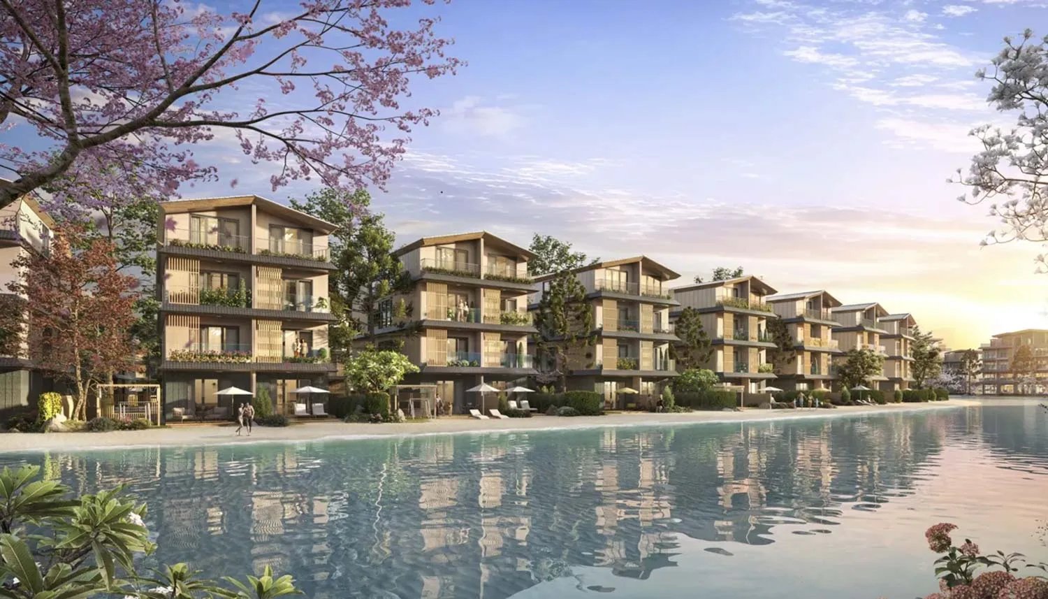 Biệt thự song lập vinhomes green city view hồ cảnh quan