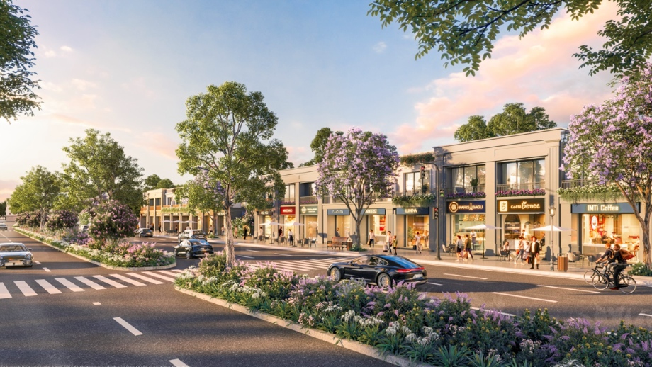 nhà phố vinhomes green city