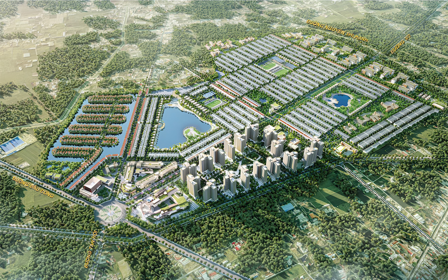 tiến độ xây dựng vinhomes green city